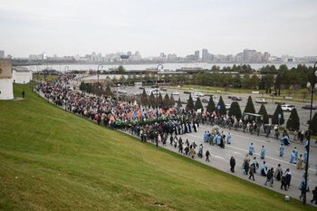 В Казани в крестном ходе приняло участие 7 тыс. человек