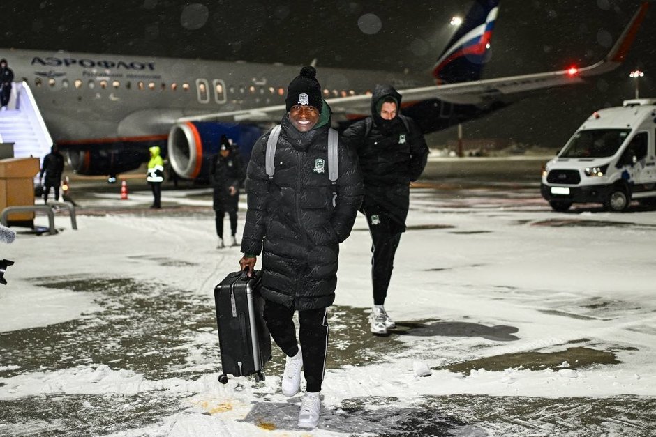 «Краснодар» прилетел в Казань на матч с «Рубином»