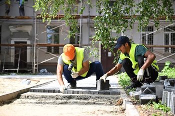 Выполнение дорожных работ в рамках программы «Наш двор» в Татарстане достигло 91%