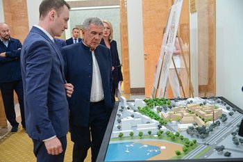 Минниханов одобрил масштабную застройку исторического центра Казани