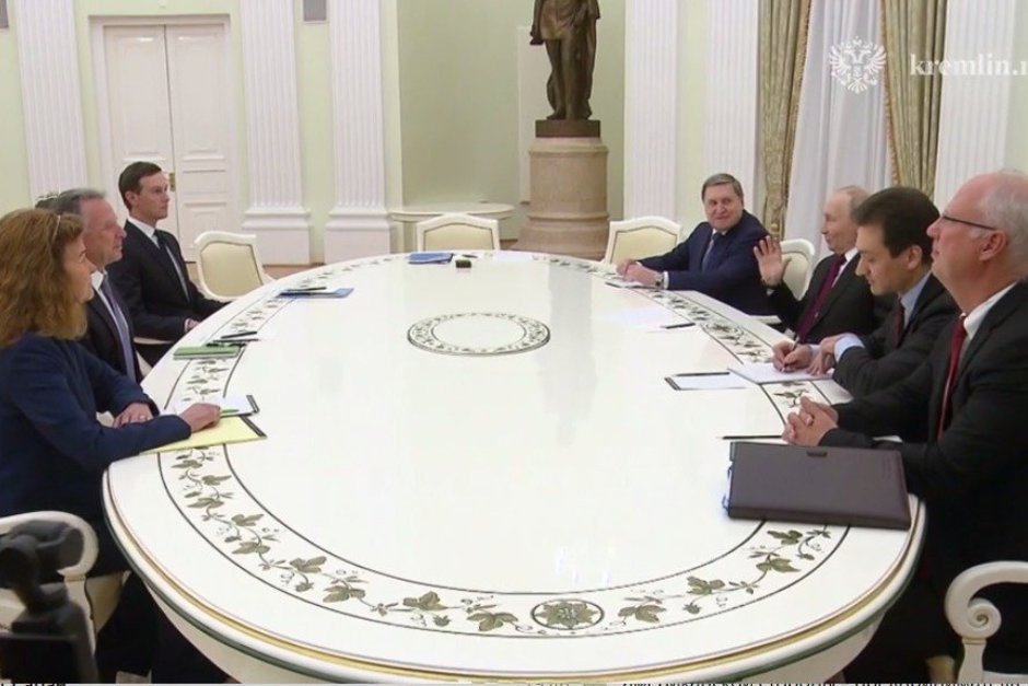 Путин начал встречу с Уиткоффом и Кушнером в Кремле