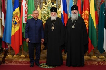 Минниханов встретился с патриархом Кириллом в Москве
