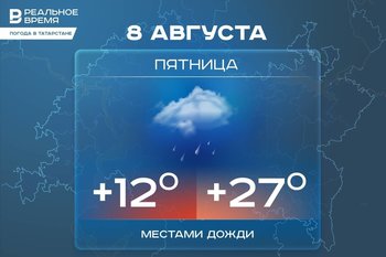 Сегодня в Татарстане ожидается до +27 градусов