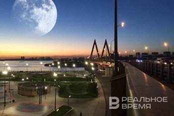 Сегодня ночью в Казани можно увидеть сближение Юпитера и Луны