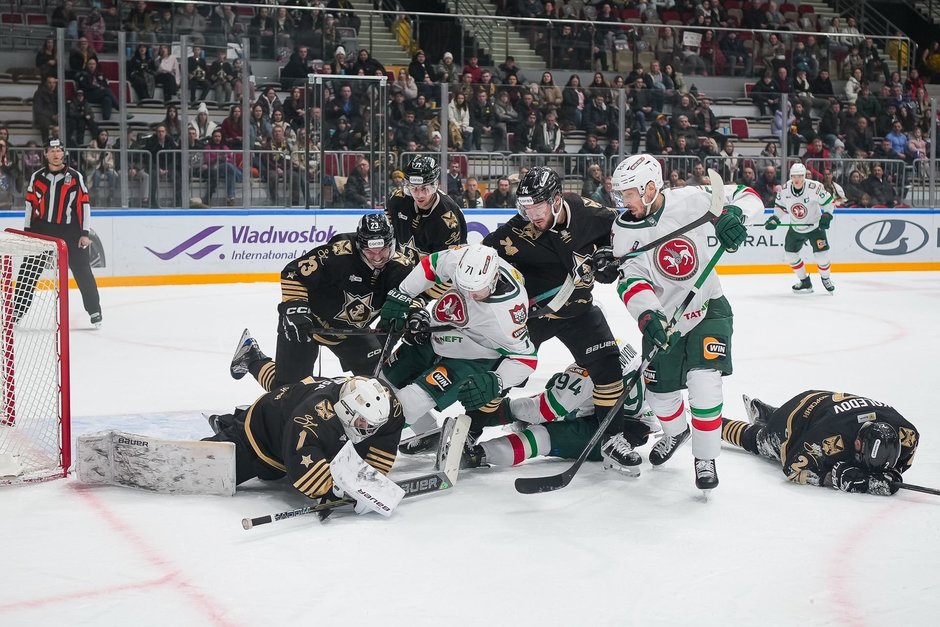 «Ак Барс» завершил выезд на Дальний Восток победой над «Адмиралом»