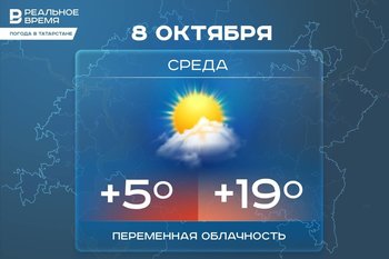 Сегодня в Татарстане ожидается до +19 градусов