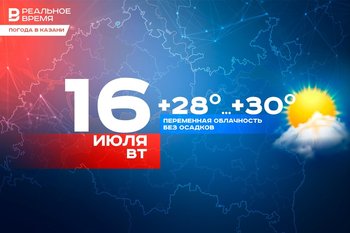Сегодня в Казани потеплеет до +30 градусов, осадков не ожидается