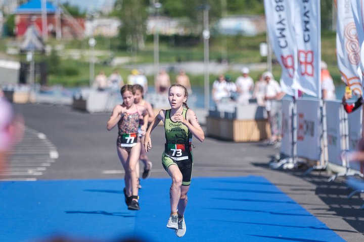 В Альметьевске прошли соревнования Детской лиги РТ по триатлону