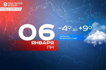 Сегодня в Татарстане ожидается небольшой снег и до -9 градусов