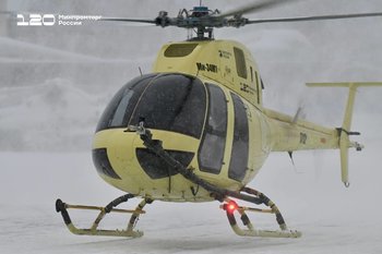 В воздух с помощью отечественного двигателя подняли Ми-34М1, который будет производиться в Казани