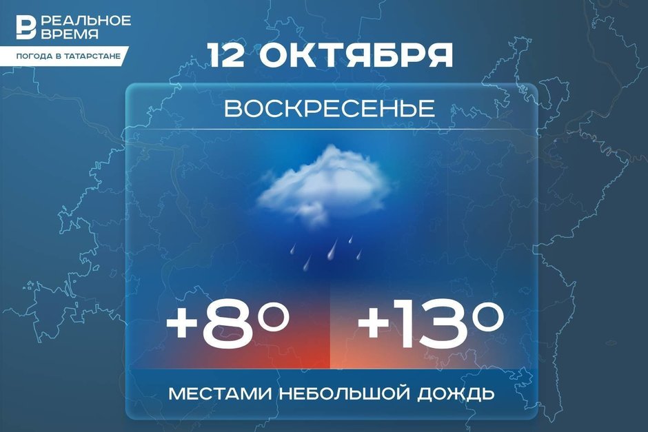 Сегодня в Татарстане ожидается до +13 градусов