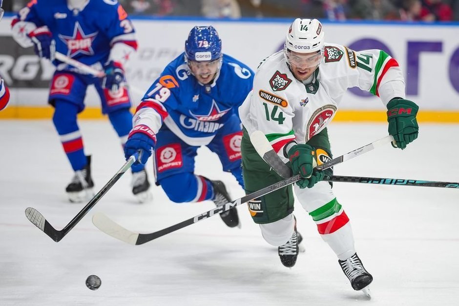 СКА одержал волевую победу над «Ак Барсом» в Санкт-Петербурге