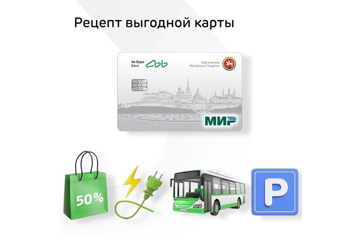 Получайте кешбэки по Карте жителя РТ и Ак Барс Карте