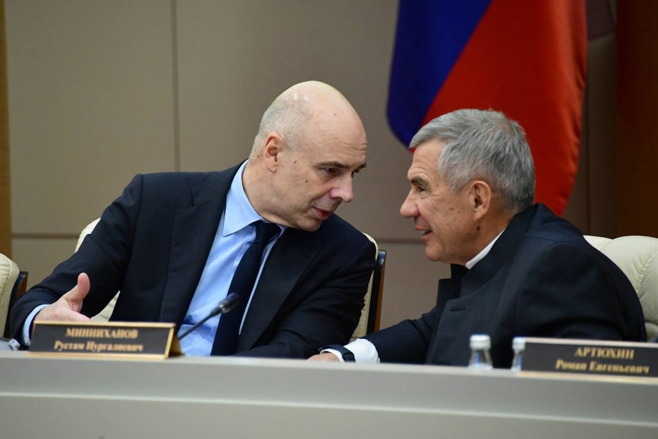 Минниханов — Силуанову: «Важно понять, что будет с нефтью, — немного крепкий рубль мешает»