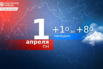 Сегодня в Казани ожидается пасмурная погода