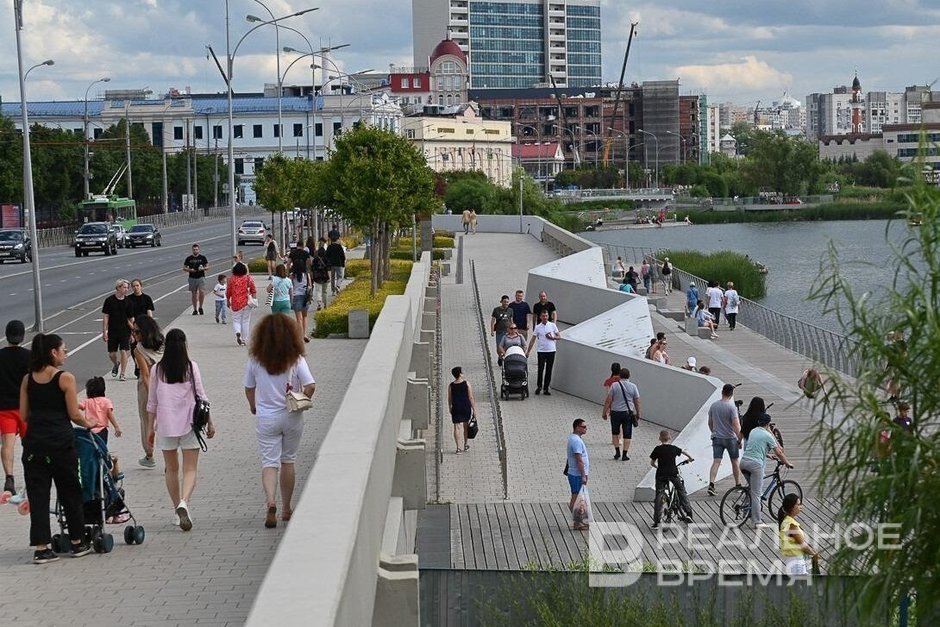 Третий этап благоустройства набережной Кабана заморозили из-за нехватки денег