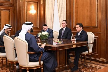 Метшин провел встречу с ректором ведущего университета ОАЭ Мубараком аз-Захири