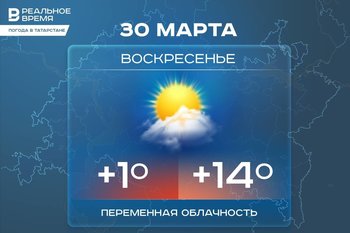 Сегодня в Татарстане ожидается до +14 градусов