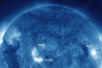 На Солнце продолжается серия вспышек класса М
