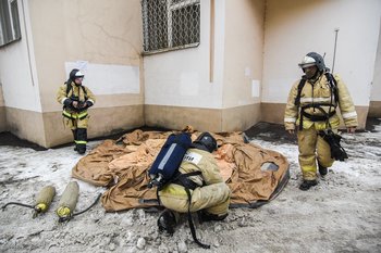 В Казани проходят плановые учения МЧС по ликвидации условной ЧС