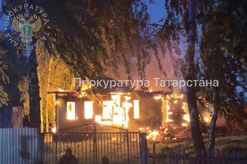 В Чистопольском районе Татарстана при пожаре погиб ребенок