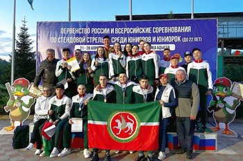 Татарстанские спортсмены выиграли юниорское первенство России по стендовой стрельбе