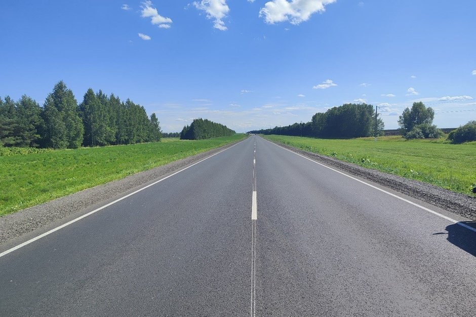 В Алькеевском районе Татарстана завершили ремонт участка дороги за 8,5 млн рублей