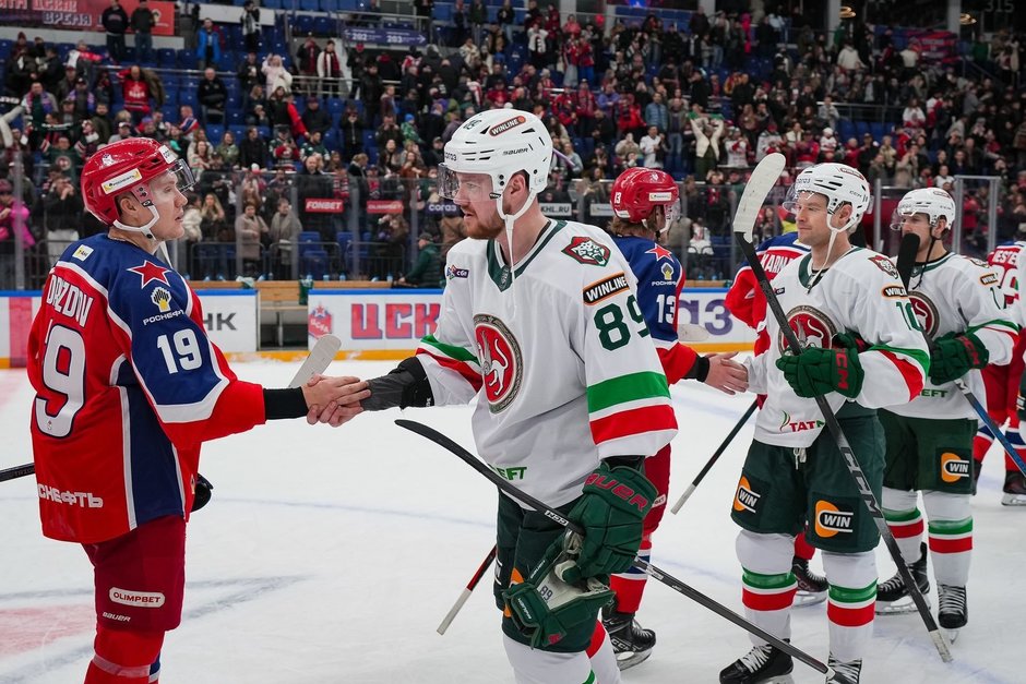 На игру с ЦСКА казанский «Ак Барс» сделал перестановки в составе