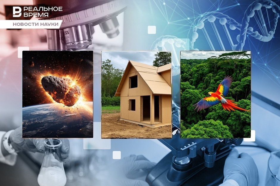 Дома из земли и картона, взрыв угрожающего Луне астероида, ИИ против антибиотикорезистентности