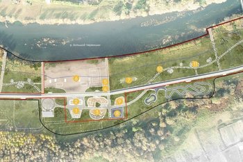 Второй этап благоустройства набережной реки в Черемшане завершат к концу октября