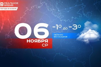 В среду в Казани будет облачно и до минус 3 градусов