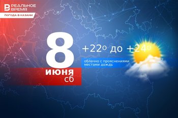 Сегодня температура в Казани поднимется до 24 градусов тепла