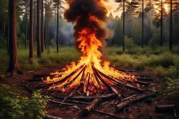 За прошедшие сутки в Татарстане зарегистрировали 9 пожаров