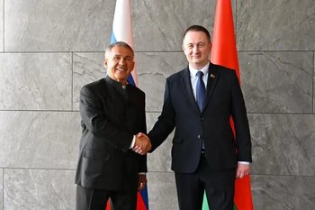Минниханов обсудил с Турчиным сотрудничество Татарстана и Белоруссии