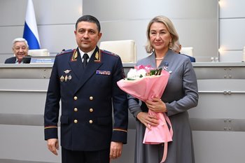 Министру культуры Татарстана вручили награду за содействие МВД