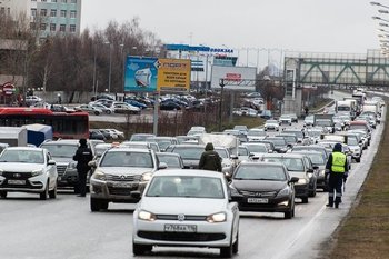 В Казани пробки достигли 8 баллов после снегопадов