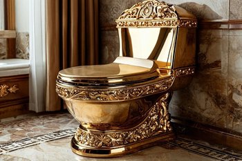 Золотой унитаз Маурицио Каттелана продали на торгах за $12 млн