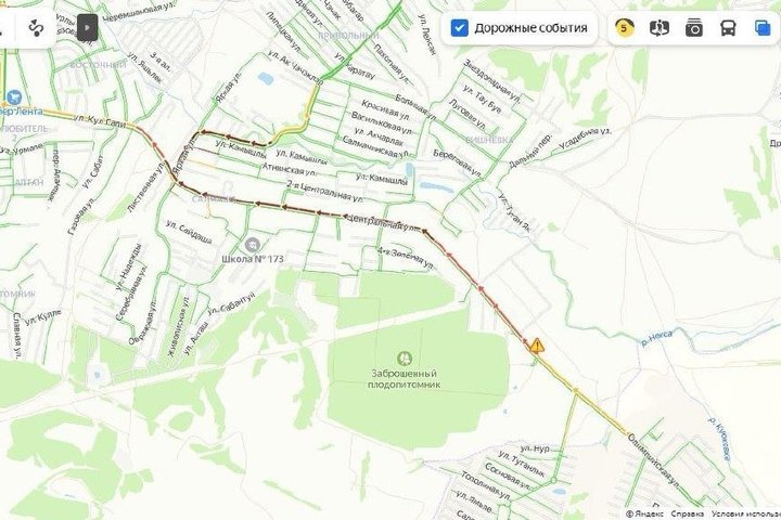 В Казани затруднено движение в Салмачах, в центре города и на въездах