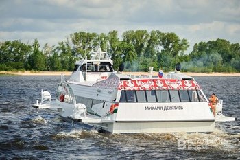 Татарстан получил два новых модернизированных пассажирских судна «Метеор-2020»