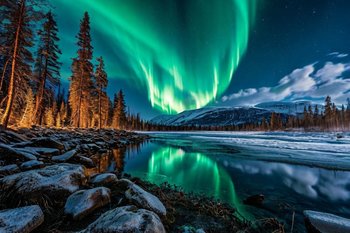 Этой ночью татарстанцы смогут наблюдать полярное сияние