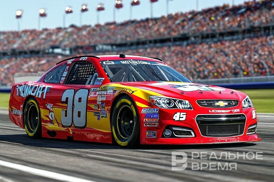 Автомобиль пилота NASCAR проехал на боку по стене трека на скорости 320 км/ч