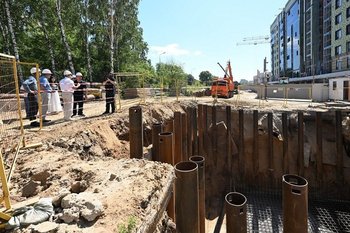 Власти Казани проверили строительство 9-километрового теплопровода