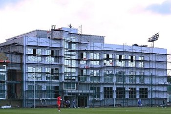 Строительство Центра развития футбола в Казани завершено на 90%
