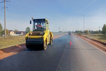 Ямочный ремонт выполнен на более 377 тысячах кв. м дорог в Татарстане