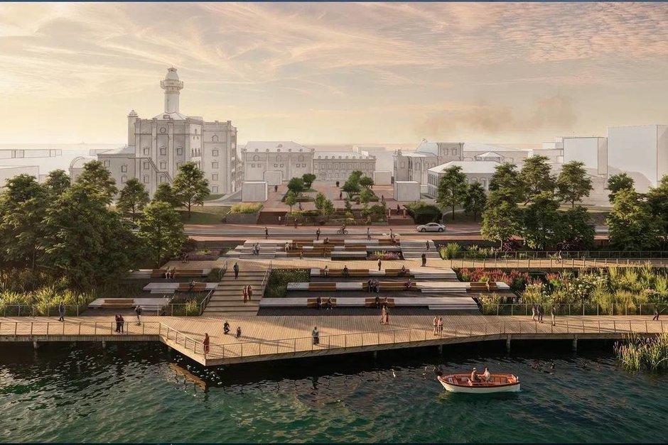 В Казани показали эскизы будущей третьей очереди набережной Кабана