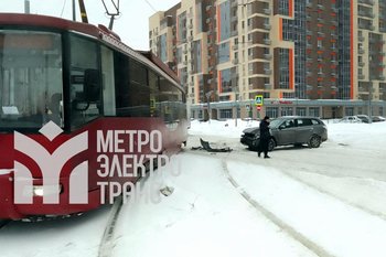 Из-за ДТП в Казани остановились трамваи на маршрутах №1 и 6