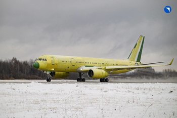 Казанский Ту-214 успешно провел свой первый испытательный полет