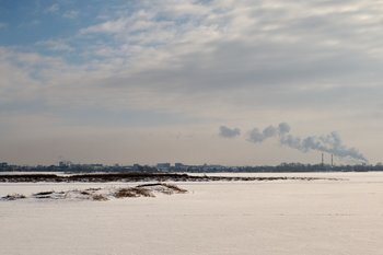 Ледовая переправа между Казанью и Верхнеуслонским районом готовится к открытию