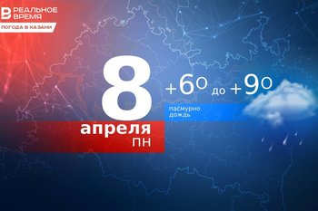 В Казани ожидается дождь и до 9 градусов тепла