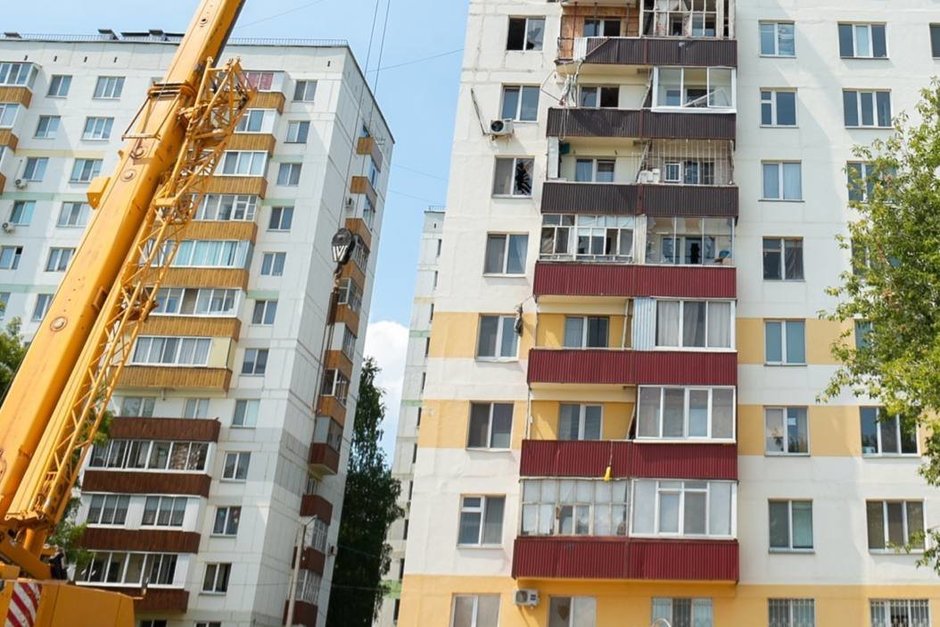 Пострадавший от БПЛА дом на Чабьинской в Нижнекамске восстановят к 1 сентября